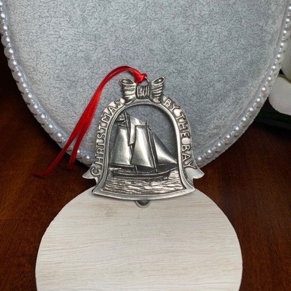 Collectible Salisbury Pewter 2009, Christmas By The Bay Ornament, IOB - Picture 5 of 6